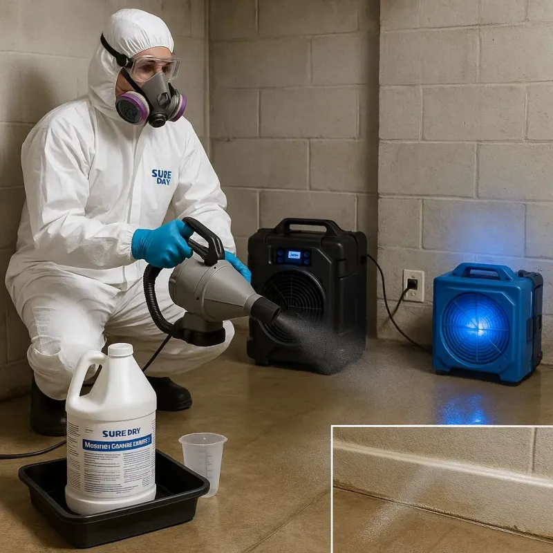 Sanitization and Odor Removal process in Wharton, NJ