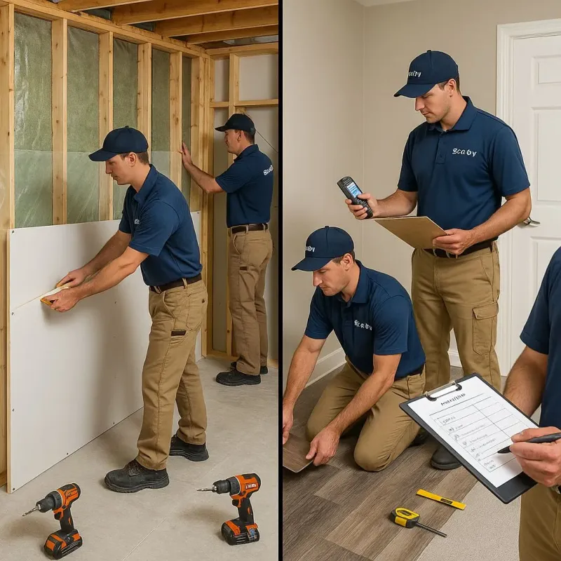 Repairs and Reconstruction process in Wharton, NJ